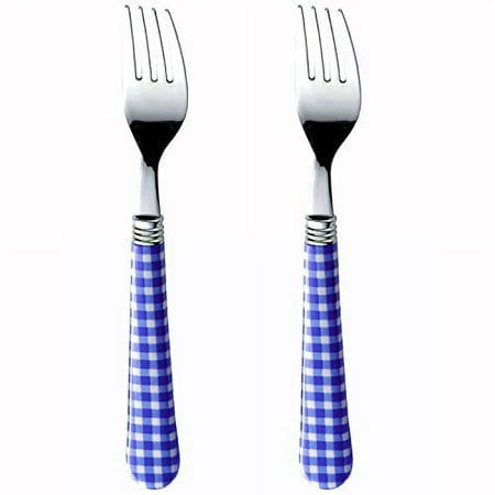 

Nagao Epicheck Dinner Fork Blue Set of 2 Made in Japan