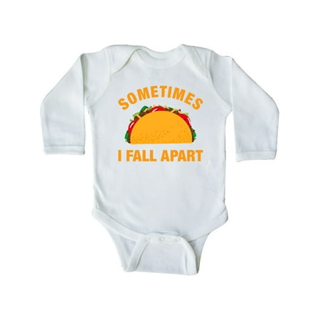 

Inktastic Tacos Fall Apart Gift Baby Boy or Baby Girl Long Sleeve Bodysuit