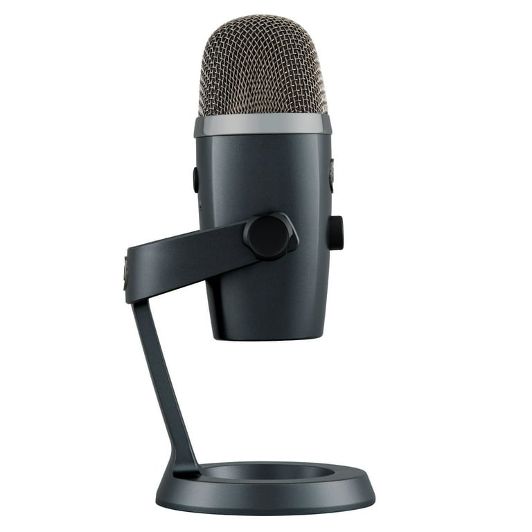 Blue Microphones Yeti Nano Premium USB Mic (shadow Grey) Podcaster's Bundle, Size: Large