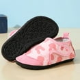 thumbnail image 2 of Gyexs Kids Water Shoes Size 2.5-3 Boys Girls Quick Dry Beach Shoes Cute Cartoon Swim Pool Barefoot Swimming Socks Pink, 2 of 5