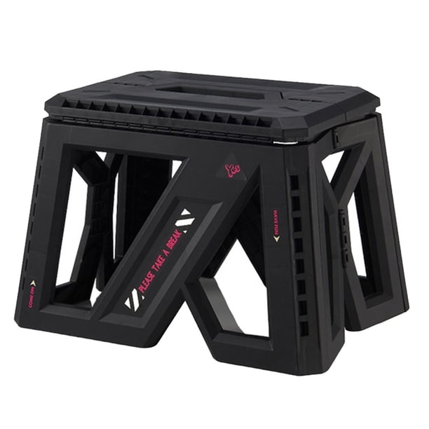Taburete plegable al aire libre multifuncional, taburete de alojamiento de camping