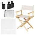thumbnail image 5 of Uxcell Director Chair Accessories Set 5in1 Canvas Replacement Kit, White, 5 of 6