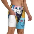 thumbnail image 3 of Goofa Colorful Cats Pattern Art Printed Men's Swim Trunks Board Shorts Quick Dry Mens Swimming Trunks with Compression Liner,Breathable Fit Hawaii Beach Shorts-X-Large, 3 of 9