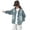 A-Blue, variant on QHFBli Girls Denim Jackets, Basic Oversized Jean Jacket for Girls Fall Outwear Button Down Trucker Jacket