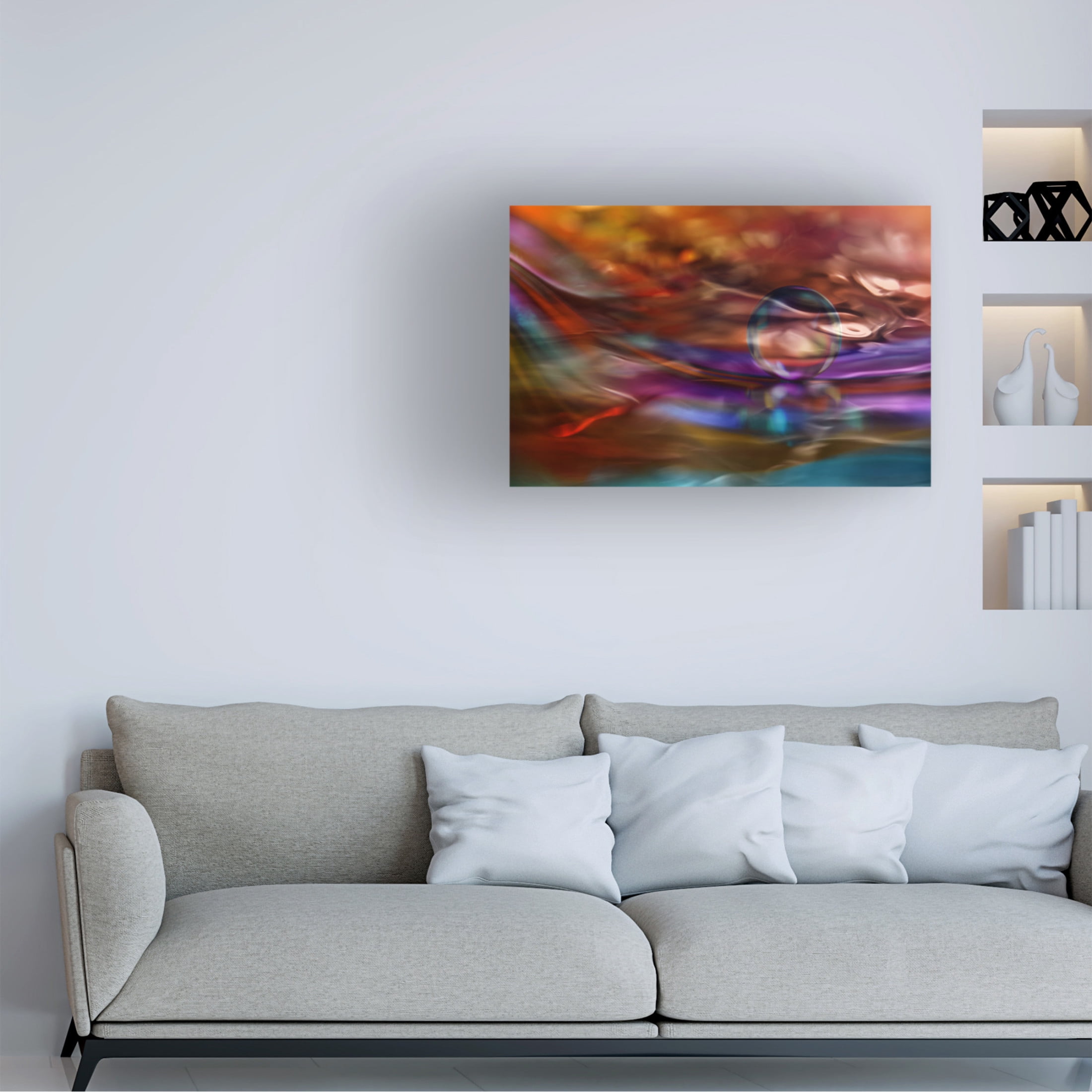 Canvas Wall Art - Heidi Westum 'Transparent' Wall Art for Living Room, Bedroom, or Office D?cor by Trademark Fine Art - 19 x 12 Inches