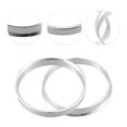 thumbnail image 3 of Unique Bargains 2 Pcs 64.1mm to 67.1mm Universal Car Hub Centric Rings Silver Tone, 3 of 6