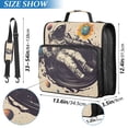 thumbnail image 2 of FORMRS Zipper Binder with Shoulder Strap 2-inch Ring 500 Sheet Capacity File Bag, Beige Record, 2 of 5