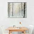 thumbnail image 2 of NJSTORE White Tree Canvas Large Wall Art for Living Room Winter Birch Framed Prints Tree Of Life Pictures Nature Scenery Painting Artwork Office Home Decor for Bedroom Dining, 2 of 6
