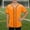 Orange, variant on Kids Baseball Jersey Button Down Hip Hop Personalized Sport T Shirts Tops for Boys Girls 3-14 Years Orange