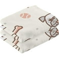 thumbnail image 2 of Dreamtimes Dog's Meal Patterned Hand Towels 2 PCS, Cotton Bath Towel for Drying Face Hands Body Decorative Water Absorbent Lightweight Towels for Bathroom Ktichen Travel Gym,16"x28", 2 of 7