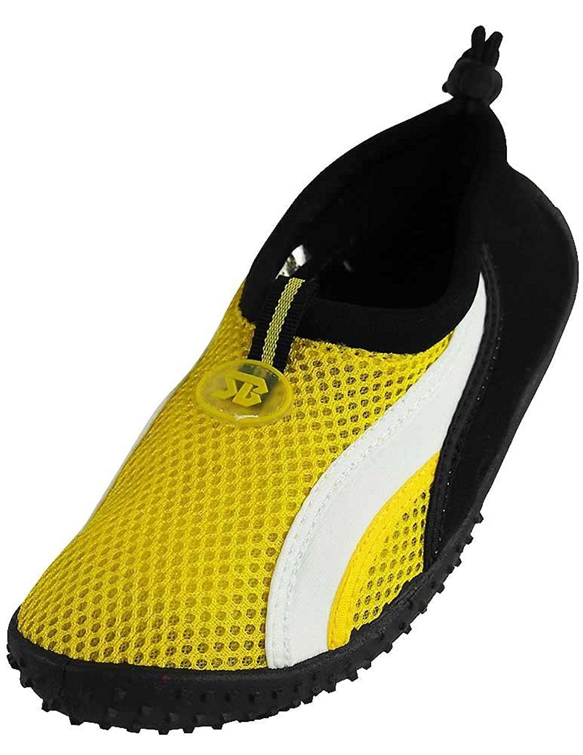 yellow water shoes