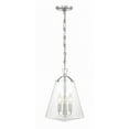 thumbnail image 4 of Crystorama Voss 3 Light Polished Nickel Mini Chandelier - 11"W x 14.75"H x 11"D, 4 of 6