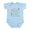 Sky Blue, variant on CafePress - Drummer Like Daddy Infant Bodysuit - Baby Light Bodysuit, Size Newborn - 24 Months