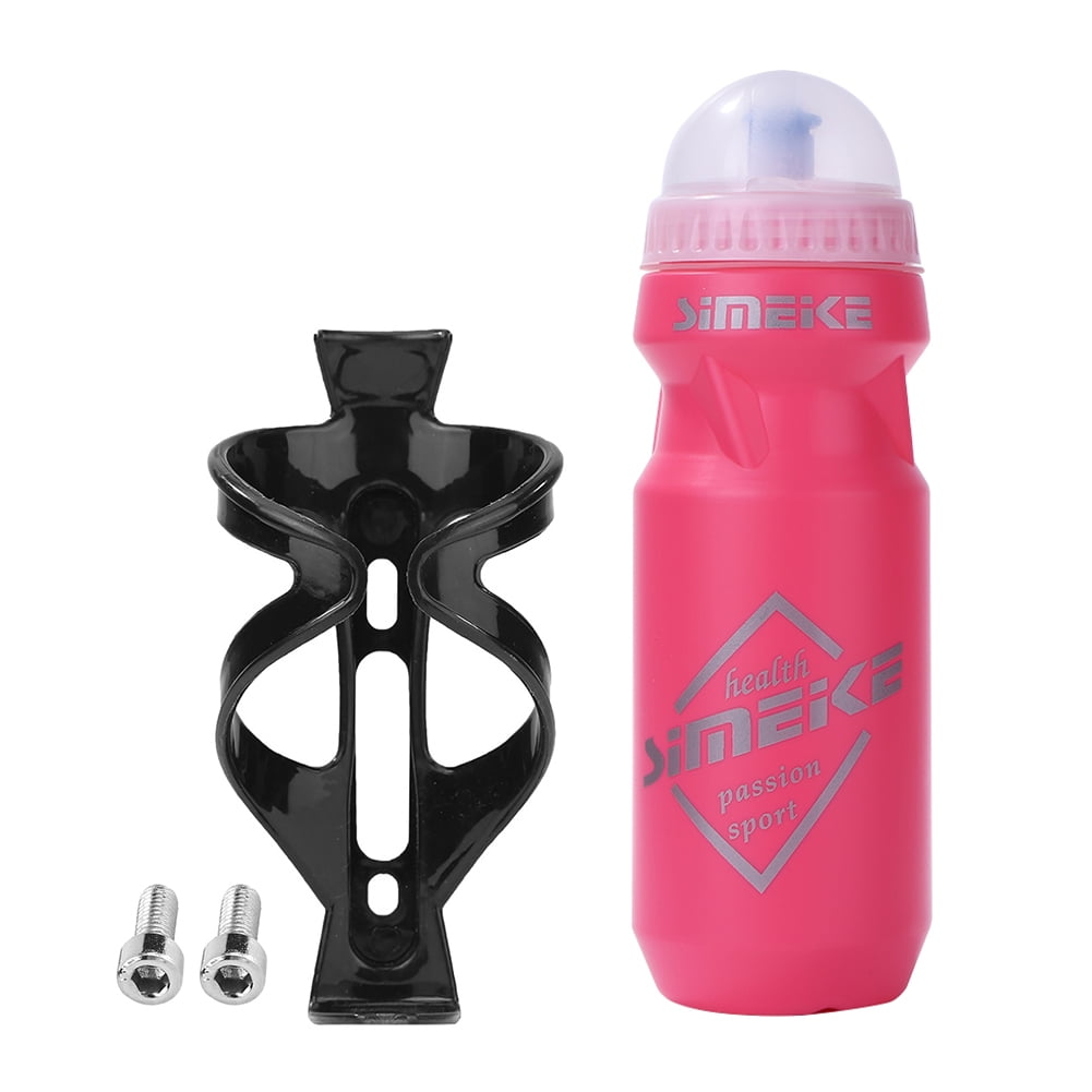 July Memor 610ml Mountain Road Bike Kettle Water Bottle Holder Cage Screws Set Pink Walmart