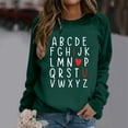 thumbnail image 2 of TINZ Chandail à Capuche Tendance pour Femmes, Imprimé Lettre, Col Rond, Automne & Hiver, Manches Longues, Veste à Cordon, Chandails en Molleton Col pour Femmes, 2 of 4