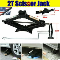 Bowoshen Pro Emergency Wind Up 2 Ton (4410 LB Capacity) Scissor Jack Lift for Car Van Garage W/ Handle US Fast Ship