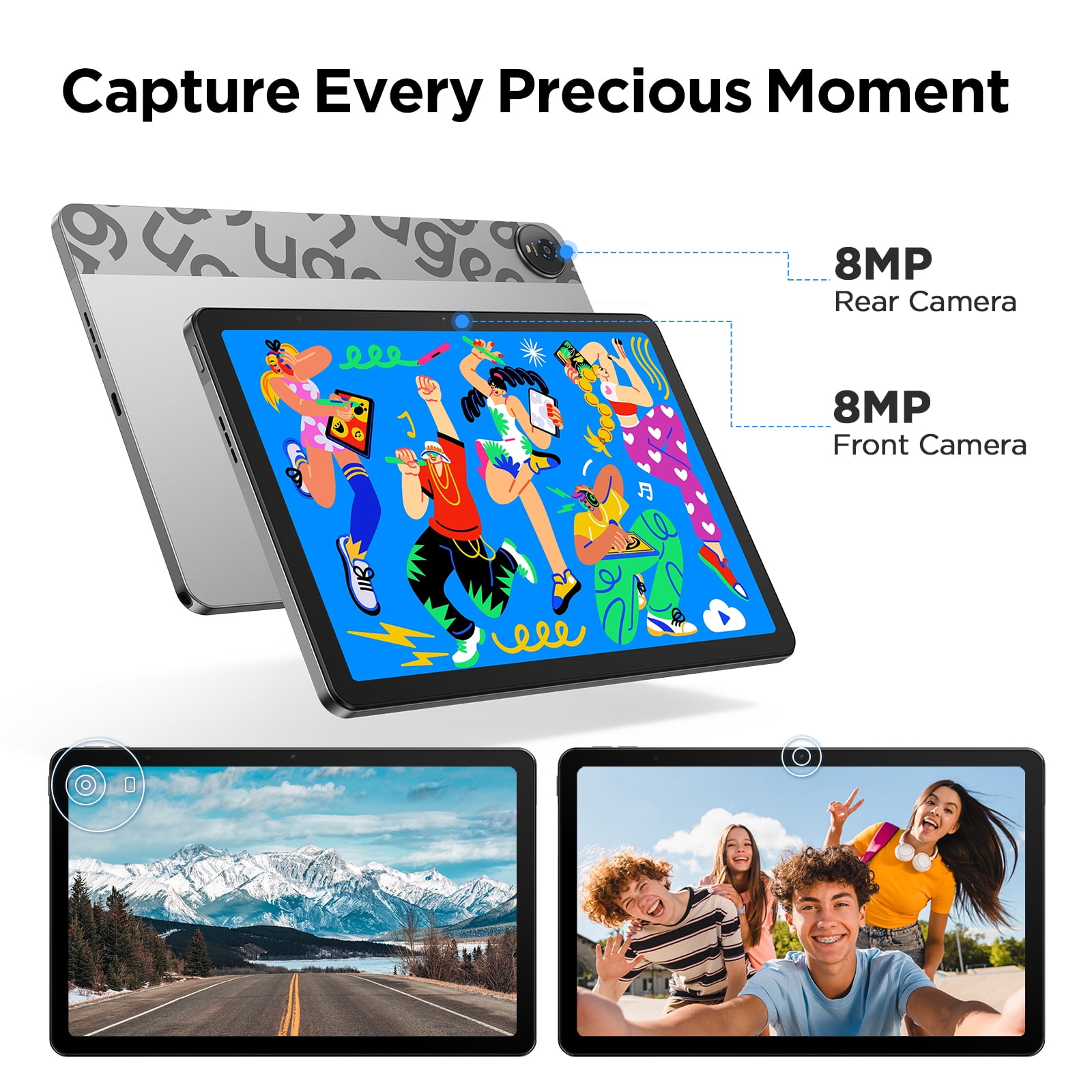 UGEE UT2 Fun Drawing Pad, Standalone Graphics Tablet No Computer