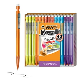 BIC Xtra-Smooth Mechanical Pencils with Erasers, 40-Count