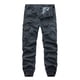 thumbnail image 2 of Pantalones largos para hombre, multibolsillos, lavados, informales, para exteriores, de algodón y poliéster, 2 of 3