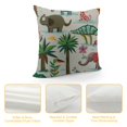 thumbnail image 4 of Qinduosi Throw Pillow Covers Animals with Cute Elephant and Pillow Case Cushion Cover for Home Party, 4 of 5