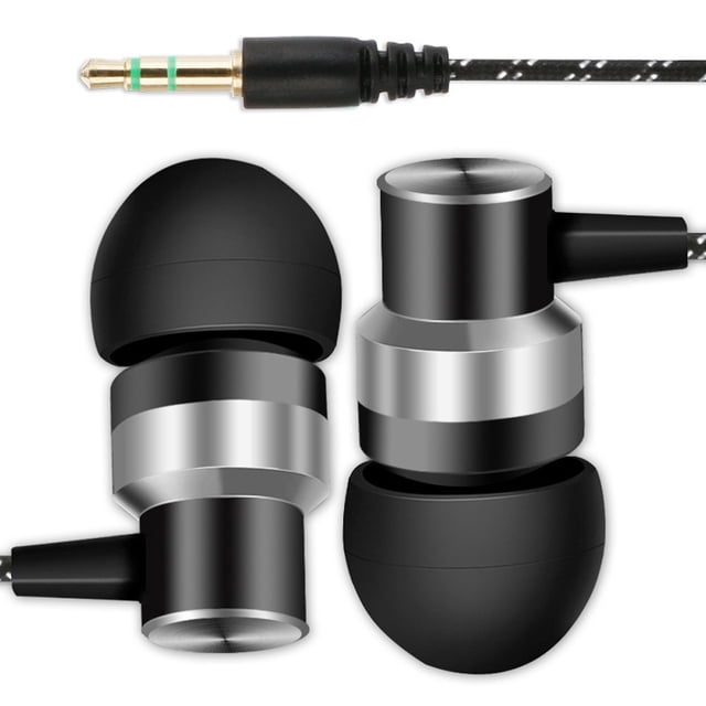 DPTALR Universal 3.5mm In-Ear Stereo Earbuds Earphone For Cell Phone BK