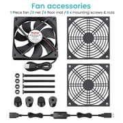 USB speed cooling fan, DC5V, 4cm x 8cm x 12cm x 14cm, suitable for computer case, cabinet, router and other fans.,14cm-67.6CFM