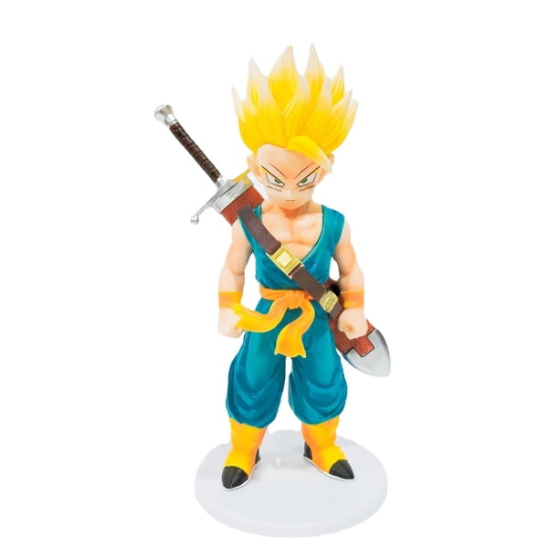 Bandai Dragon Ball Z Super Gogeta acción adiós Goku Figura Dragon Ball Super Saiyan Goku Vegeta Figura Pvc modelo de juguete xuanjing unisex