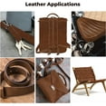 thumbnail image 6 of European Leather Works - Buffalo Belt Blanks 8-10 oz 3-4mm Size: 2.50"x60" 6.4x152.4cm - Antinque Mahogany Color Full Grain Leather Belt Straps/Strips for Tooling, Holsters, 6 of 8