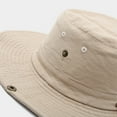 thumbnail image 6 of Unisex Western Cowboy Sun Hat - Wide Brim Fisherman Cap for Hiking & Camping, 6 of 7