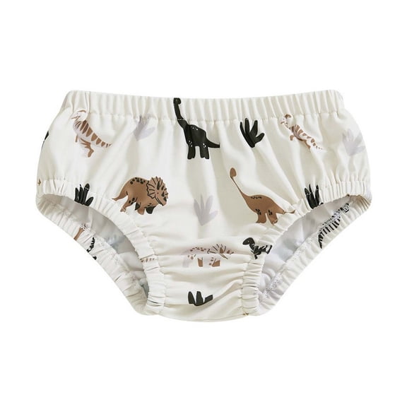 oqasdz Boys Swim Briefs with Cartoon Dinosaur Designs Comfortable Swimwear for Toddler Swim Bottoms Playful Summer Holiday