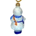 thumbnail image 4 of STP Goods Snow Maiden Glass Christmas Ornament 4.33" (11 cm) Hand-Painted Christmas Tree Ornament Collectible Christmas Tree Hanging Decoration, Blue and White, 4 of 5