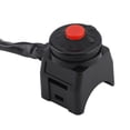 thumbnail image 1 of Handlebar Engine Start Button, Multi Function Motorcycle Handlebar Switch Plastic Waterproof 7/8in With 23.6in Cable For Scooter For ATV, 1 of 8