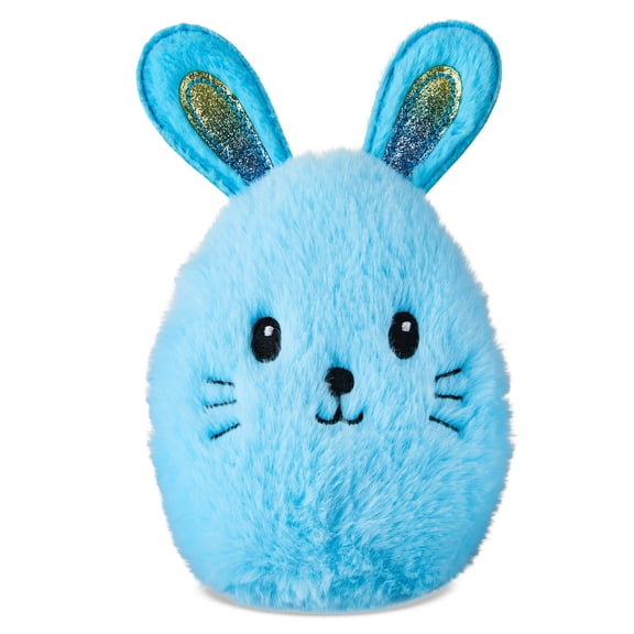 Small Bunny Plush, Blue, 8", Easter by Way To Celebrate