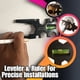 thumbnail image 5 of Juego de herramientas de llaves de fontanería 15 en 1 - Reparación de grifos de acero al carbono, ducha y llave de tubos con niveladora, regla y abrebotellas, 5 of 9