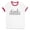White/Red, variant on Skyline Hong Kong China Ringer Tee Shirt Unisex X-Large White/Black