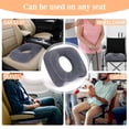 thumbnail image 6 of Inflatable Hemorrhoid Pillows, Donut Pillow for Tailbone Pain, Adjustable Inflatable Seat Cushion for Bed Sores, Postpartum Pregnancy, Car Seat, Airplane(Grey), 6 of 7