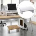 thumbnail image 3 of Under Desk Footrest Non-Slip Step Stool for Home and Office Desk Chair White, 3 of 8
