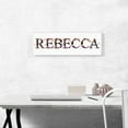 thumbnail image 2 of ARTCANVAS REBECCA Girls Name Room Decor Canvas Art Print - Size: 36" x 12" (1.50" Deep), 2 of 9