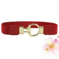 thumbnail image 5 of TAILTOSS Wide Stretchy Belt Women Round Buckle 1Set 23.6x1.6in, 5 of 10