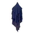 thumbnail image 3 of Bufanda de hijab para mujer, suave, transpirable, de color sólido, cómoda y larga. Azul oscuro, 3 of 9