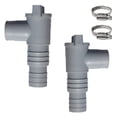 thumbnail image 4 of Adaptador de piscina de tierra Ehuebsd PVC Equipo para exteriores 32 mm 2 piezas, 4 of 7