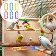 thumbnail image 3 of 1000 Pcs Geometric Chain Parrot Chewing Links Bird Rings Leg Bird Chain Links Child, 3 of 6