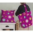 thumbnail image 5 of Soimoi Pink Poly Georgette Fabric Donuts Food Print Fabric by Yard 42 Inch Wide, 5 of 5