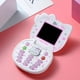 thumbnail image 4 of Sanrio-teléfono móvil pequeño K688 Kawaii Hello Kitty Flip, dibujos animados, lindo estudiante, niños, Mini teléfono móvil, regalo para niñas, 4 of 4