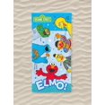 thumbnail image 2 of Beach Towel - Elmo & Friends Design - 100% Cotton - 70 X 140Cm, 2 of 3