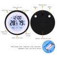 thumbnail image 3 of Touch screen alarm clock, round seat clock, electronic hygrometer clock, 3 of 7