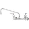 T&S Brass - B-0231 - 12 in Wall Mount Double Pantry Faucet