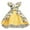 Yellow, variant on Edvintorg lovely little girls dress Toddler Girls Net Yarn Flowers Print Bow Ruffles Birthday Party Gown Long Dresses vestido infantil