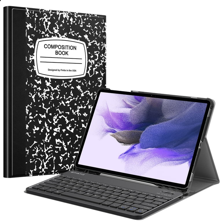 Fintie Keyboard Case for Samsung Galaxy Tab S8+/S8 Plus 2022/S7 FE 2021/S7  Plus 2020 12.4 inch Tablet, Slim Stand Cover with S Pen Holder Detachable 