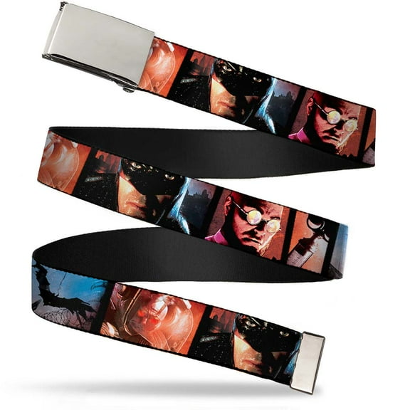 Adjustable Belt, Clamp Buckle, Cut-to-Fit, Batman Arkham City Character Scene Panels